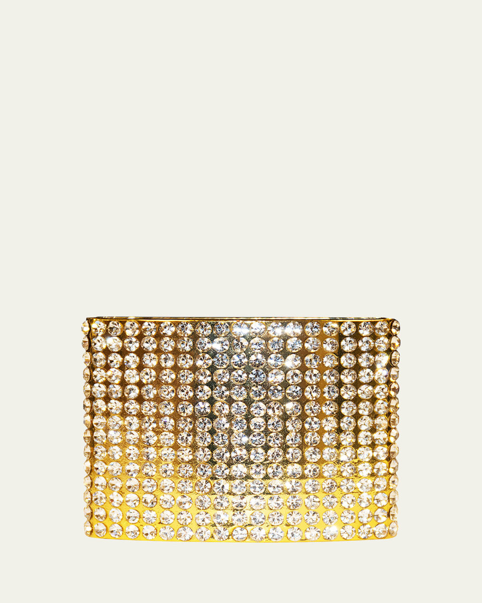 Classic & Modern Crystal Studded Napkin Rings, Set of 4